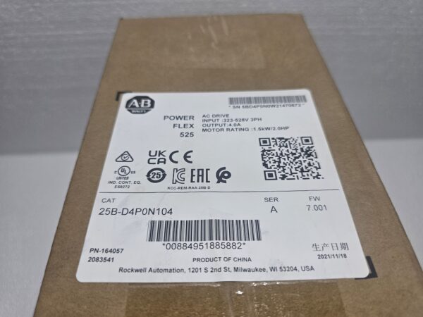 Allen Bradley 25B-D4P0N104, Nový